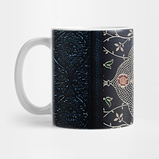 Classic Midnight Blue Leather Look Mug